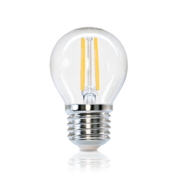 LED Filament E 27 Kogel Mini Clear 1W
