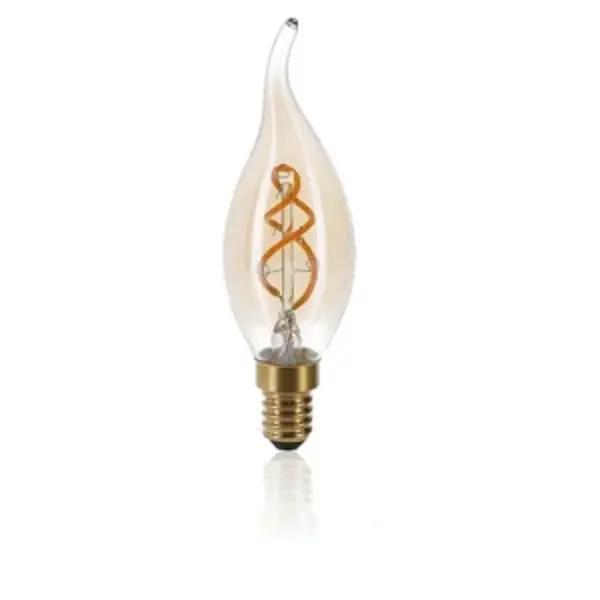 LED FILAMENT | E14 | KAARS TIP | DIMBAAR | AMBER | 2W