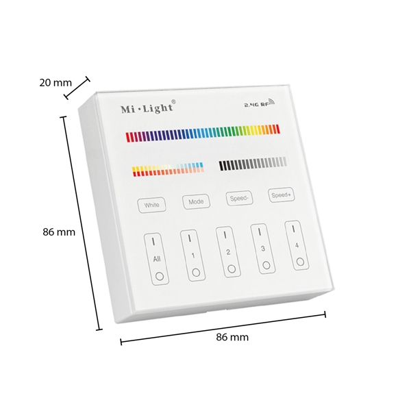 MI-LIGHT afstandsbediening RGB+CCT 