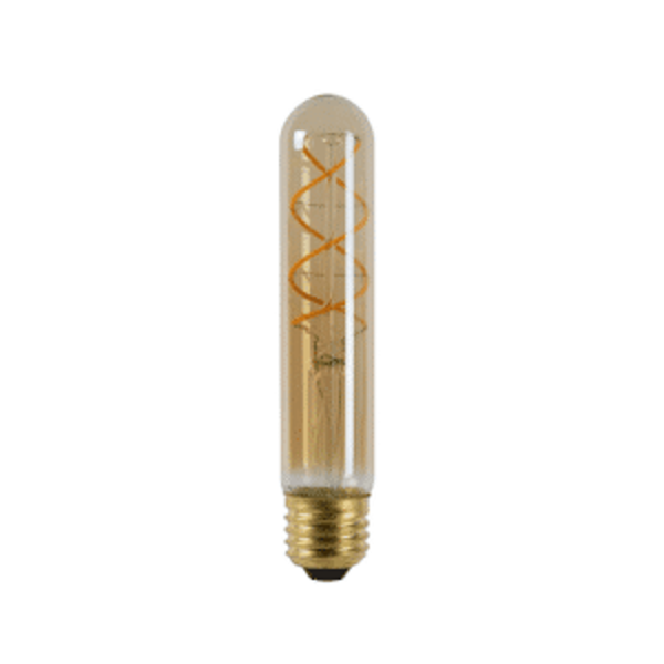 LED Filament E27 TUBE 185mm Dimbaar Amber 4W