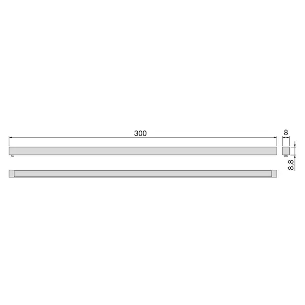 LED Laser armatuur voor Diwo rail 