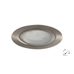 Cabinetspot LED Accent two rond geschuurd 