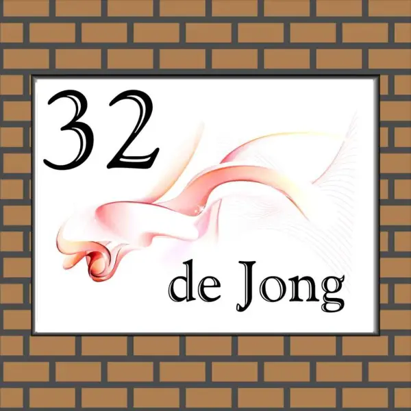 Naambordje Kleurrijk Palet 03
