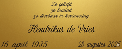 Goud Aluminium Herdenkingsplaatje Hedendaags (103)