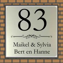 Basis Naambordje BA03 Praktisch