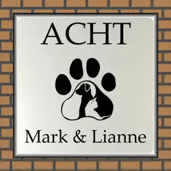 Naambordje Hond en Kat Vrienden