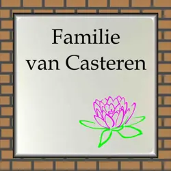 Naambordje RVS-look Rustgevende Lotusbloem
