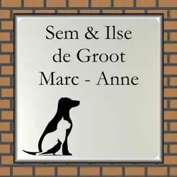 Naambordje Voordeur Kat 02