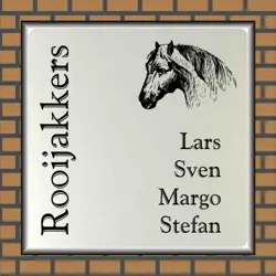 Naambordje Steigerend Paard 09